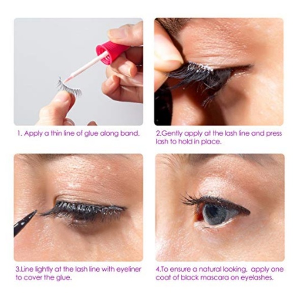 Eyelashes Handmade False Eyelashes (No Glue) - Picture 4 of 6